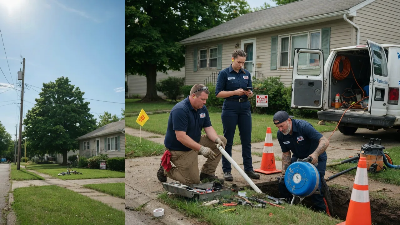 Sewer Line Repair in Cross Plains, IN near me